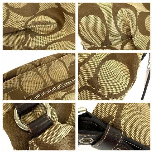 Pre Loved coach Signature Canvas Handbag Women brown | brown Crossbody Bags - Picture 5 of 8